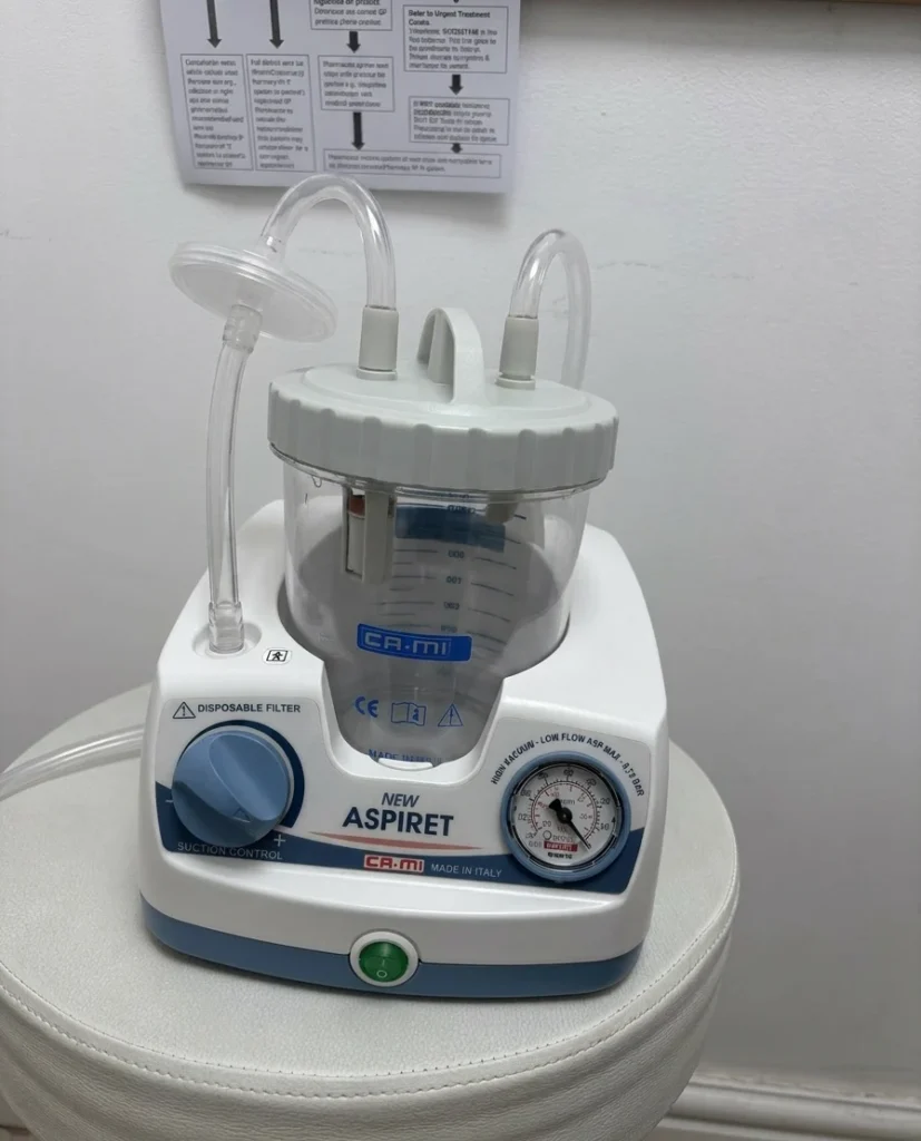 Microsuction earwax removal equipment